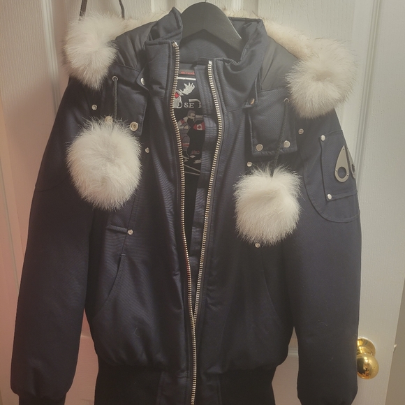 Moose Knuckles Debbie Bomber Jacket - Picture 1 of 11